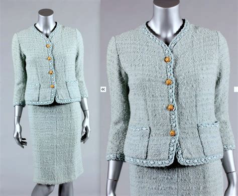 vintage chanel tweed suit